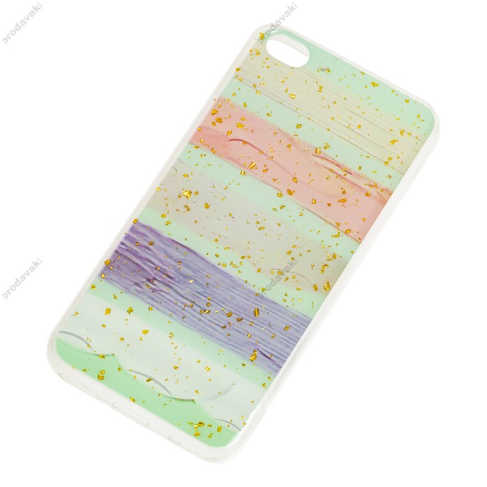 Чохол для Xiaomi Redmi Go Art confetti "бірюзовий"