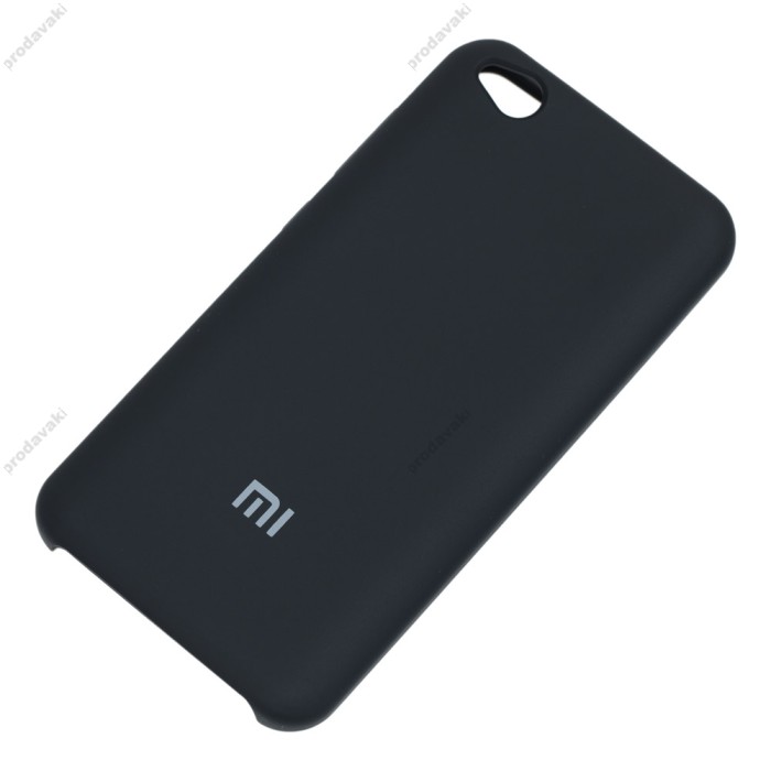 Чохол для Xiaomi Redmi Go Silky Soft Touch "чорний"