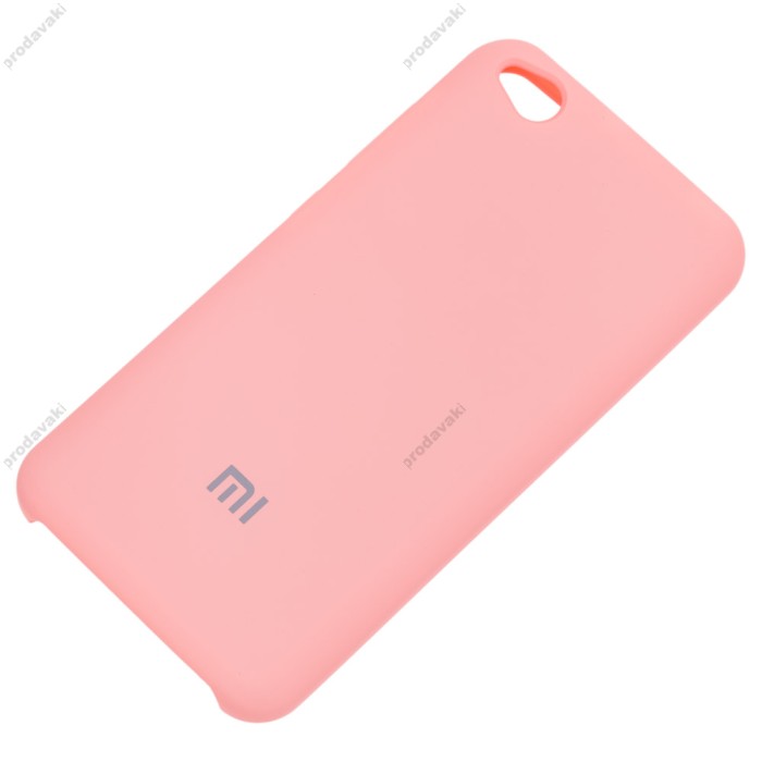 Чохол для Xiaomi Redmi Go Silky Soft Touch "світло-рожевий"