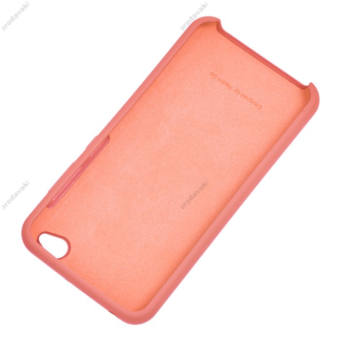 Чохол для Xiaomi Redmi Go Silky Soft Touch "пудра"