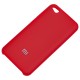 Чохол для Xiaomi Redmi Go Silky Soft Touch "темно-червоний"