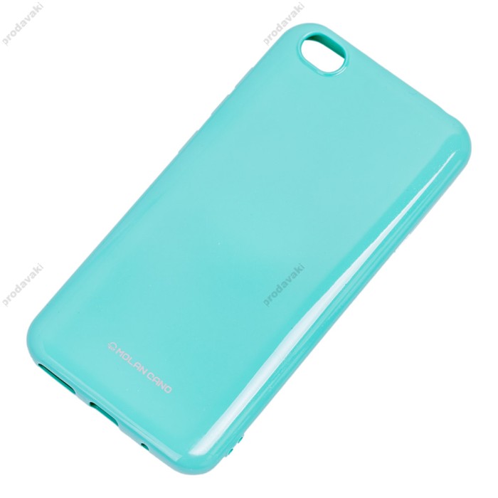 Чохол для Xiaomi Redmi Go Molan Cano Jelly глянець бірюзовий