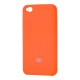 Чохол для Xiaomi Redmi Go Silky Soft Touch "помаранчевий"
