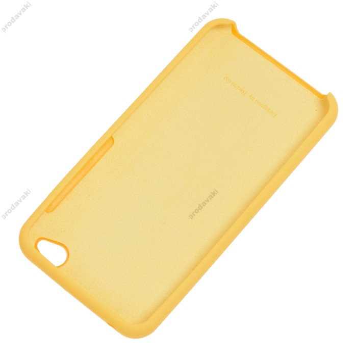 Чохол для Xiaomi Redmi Go Silky Soft Touch "жовтий"
