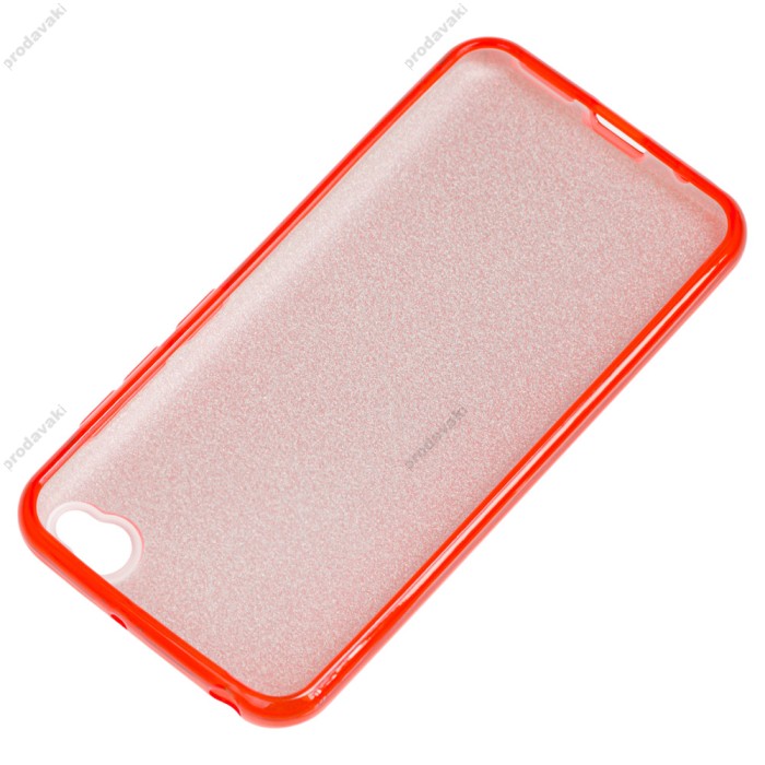 Чохол для Xiaomi Redmi Go Shining Glitter червоний
