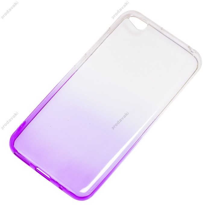 Чохол для Xiaomi Redmi Go Gradient Design біло-фіолетовий