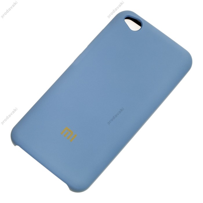 Чохол для Xiaomi Redmi Go Silky Soft Touch "синій кобальт"