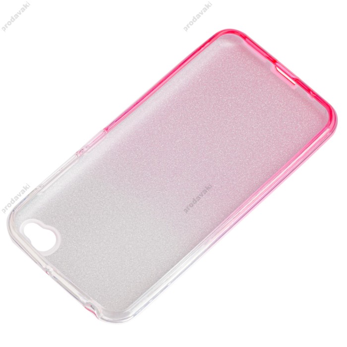 Чохол для Xiaomi Redmi Go Shining Glitter сріблясто-рожевий