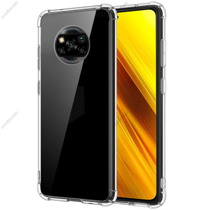 Чохол для Xiaomi Poco X3 WXD Full camera ударопрочний прозорий