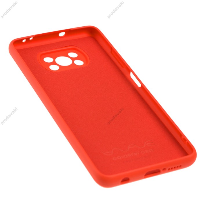 Чохол Xiaomi Poco X3 Wave colorful red