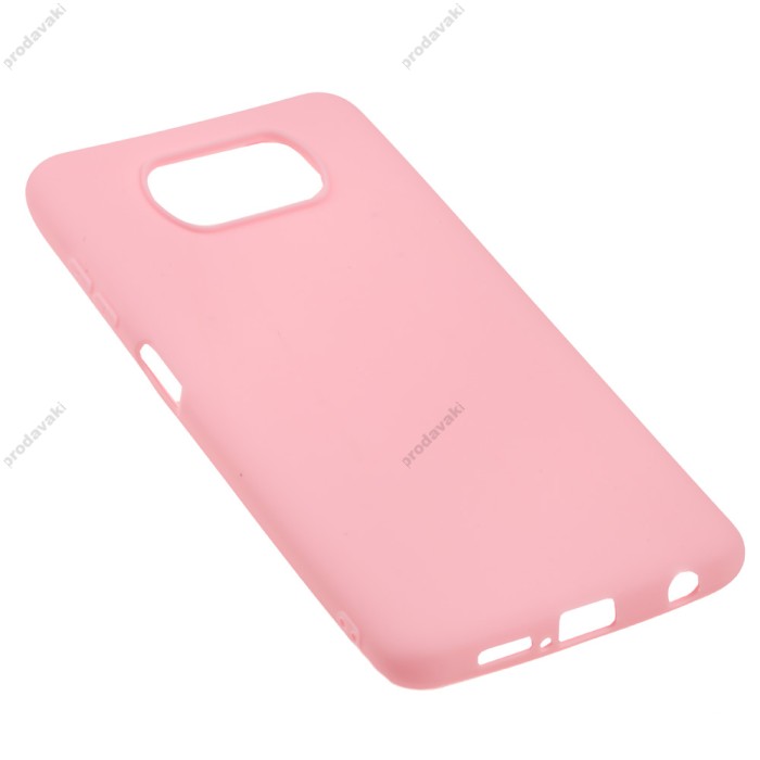 Чохол для Xiaomi Poco X3 Candy рожевий