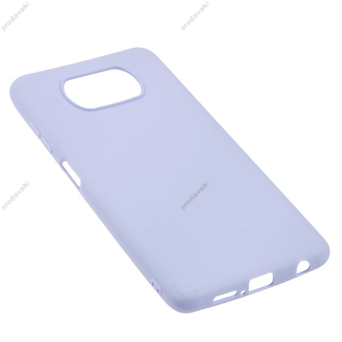 Чохол для Xiaomi Poco X3 Candy блакитний / lilac blue