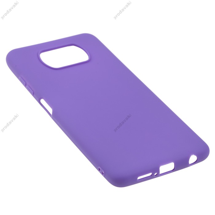 Чохол для Xiaomi Poco X3 Candy бузковий
