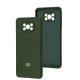 Чохол Xiaomi Poco X3 / X3 Pro Silicone Full camera dark green
