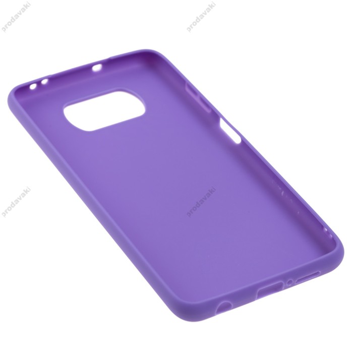 Чохол для Xiaomi Poco X3 Candy бузковий