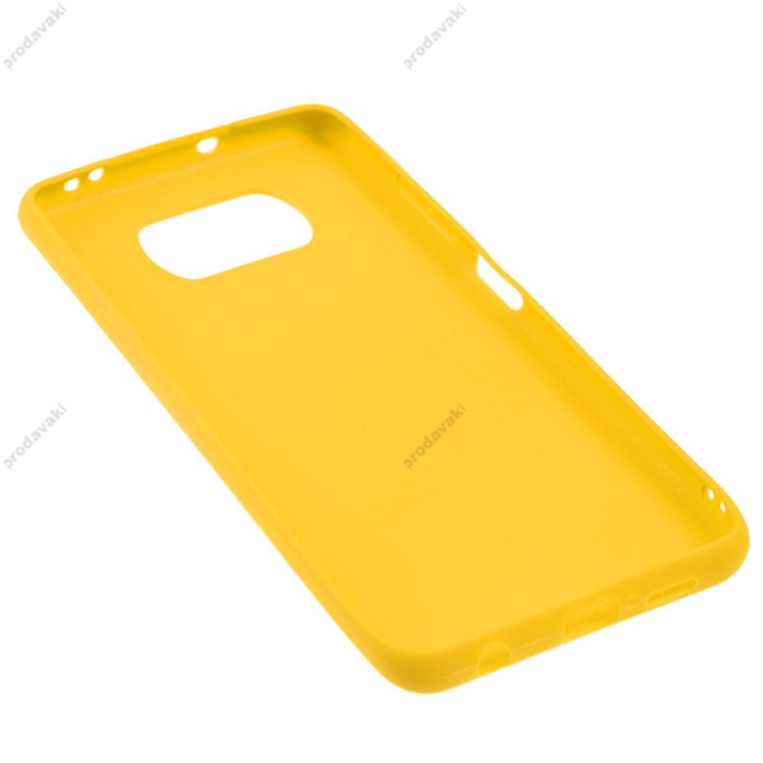 Чохол для Xiaomi Poco X3 Candy жовтий