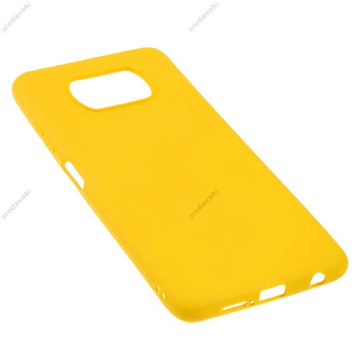 Чохол для Xiaomi Poco X3 Candy жовтий