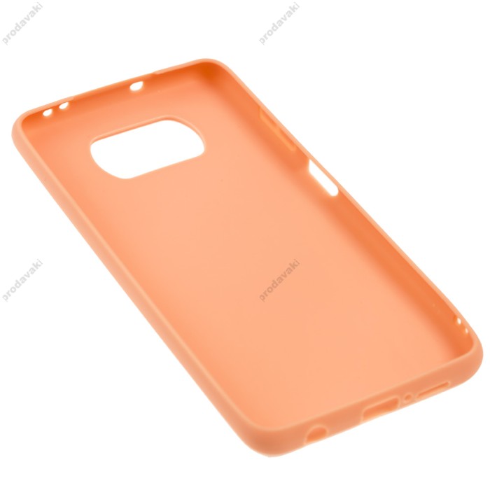 Чохол для Xiaomi Poco X3 Candy рожево-золотистий