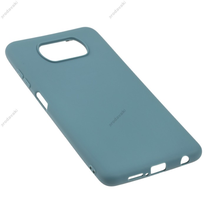 Чохол для Xiaomi Poco X3 Candy синій / powder blue