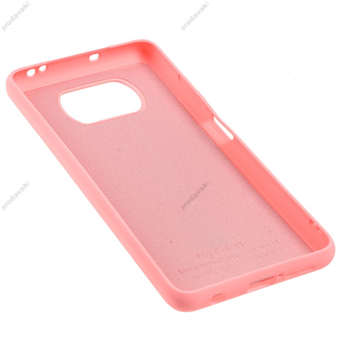 Чохол Xiaomi Poco X3 Silicone Full рожевий / pink
