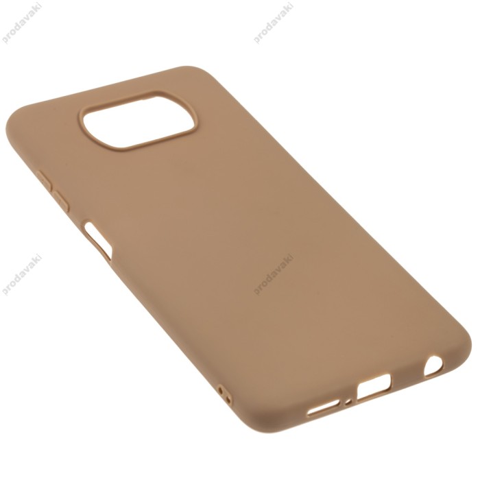 Чохол для Xiaomi Poco X3 Candy коричневий