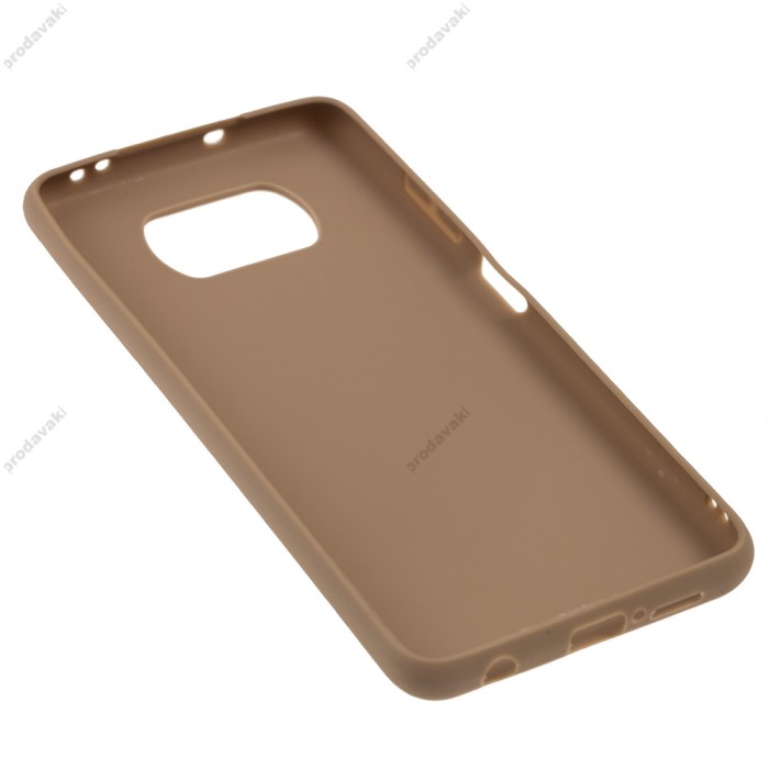 Чохол для Xiaomi Poco X3 Candy коричневий