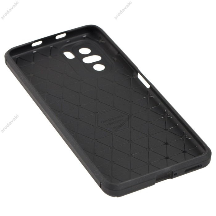 Чохол Xiaomi Poco F3 / Redmi K40 / K40 Pro Ultimate Carbon чорний