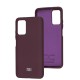 Чохол для Xiaomi Poco M3 Silicone Full бордовий / marsala