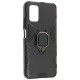 Чохол для Xiaomi Poco M3 / Redmi 9T Transformer Ring ударостійкий з кільцем чорний