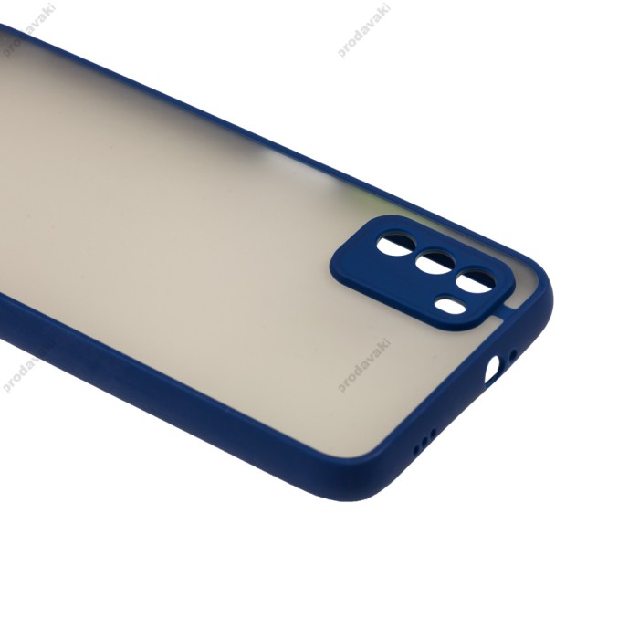 Чохол Xiaomi Poco M3 LikGus Totu camera protect синій