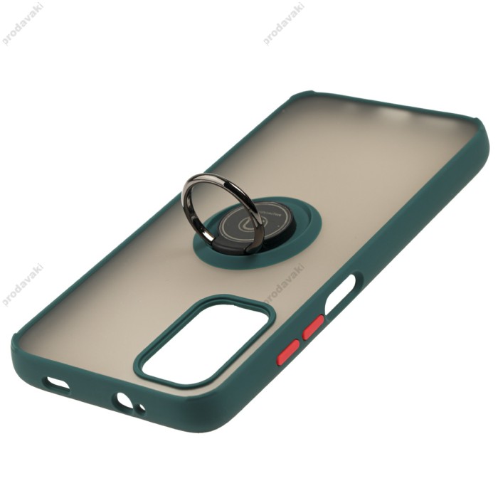 Чохол Xiaomi Poco M3 / Redmi 9T LikGus Edging Ring оливковий
