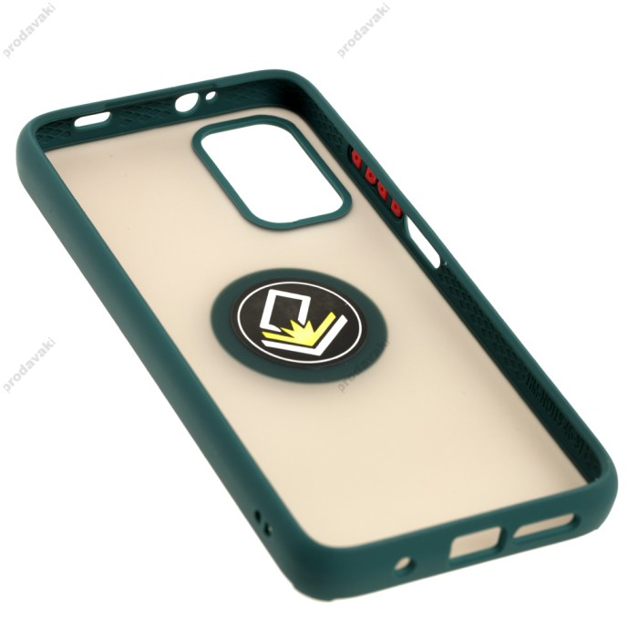 Чохол Xiaomi Poco M3 / Redmi 9T LikGus Edging Ring оливковий