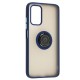 Чохол для Xiaomi Poco M3 / Redmi 9T LikGus Edging Ring синій