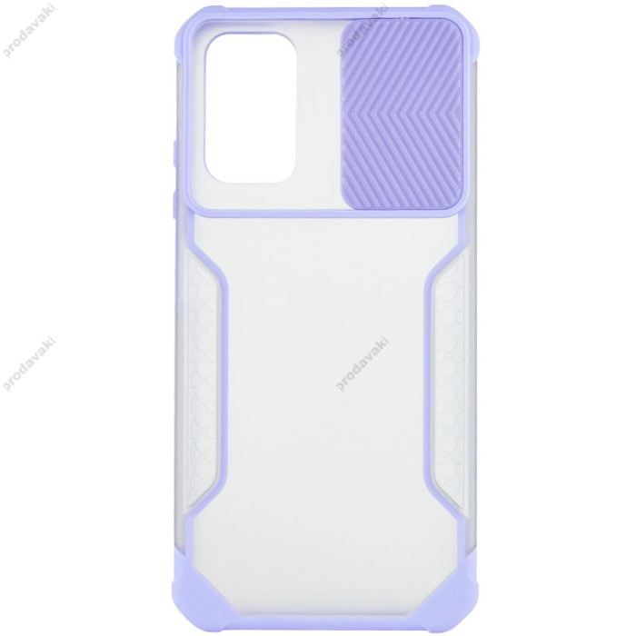 Чохол для Xiaomi Poco M3 Camshield matte ease сиреневий