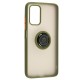 Чохол для Xiaomi Poco M3 / Redmi 9T LikGus Edging Ring зелений