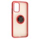 Чохол для Xiaomi Poco M3 / Redmi 9T LikGus Edging Ring червоний