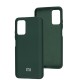 Чохол для Xiaomi Poco M3 Silicone Full зелений / dark green