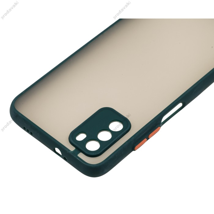 Чохол Xiaomi Poco M3 LikGus Totu camera protect оливковий