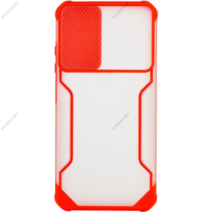 Чохол для Xiaomi Poco M3 Camshield matte ease червоний