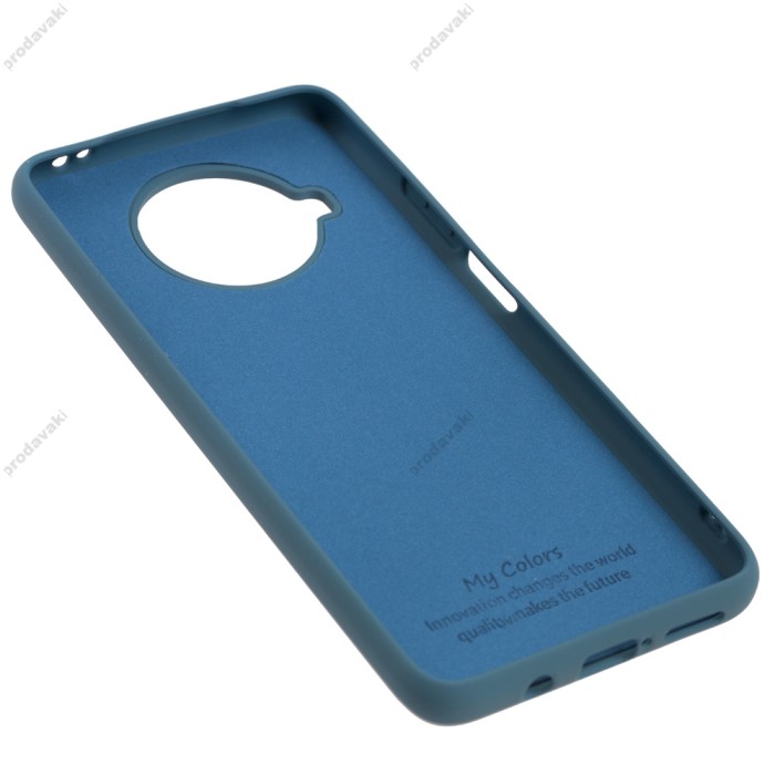 Чохол для Xiaomi Mi 10T Lite Silicone Full синій / navy blue
