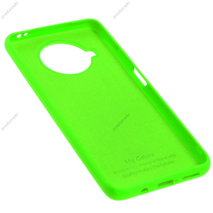 Чохол для Xiaomi Mi 10T Lite Silicone Full салатовий / neon green