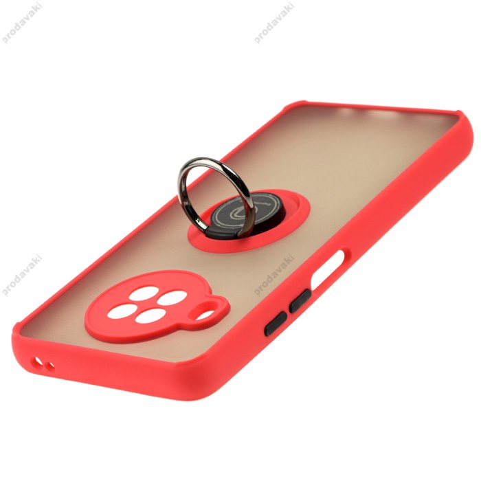 Чохол для Xiaomi Mi 10T Lite LikGus Edging Ring червоний