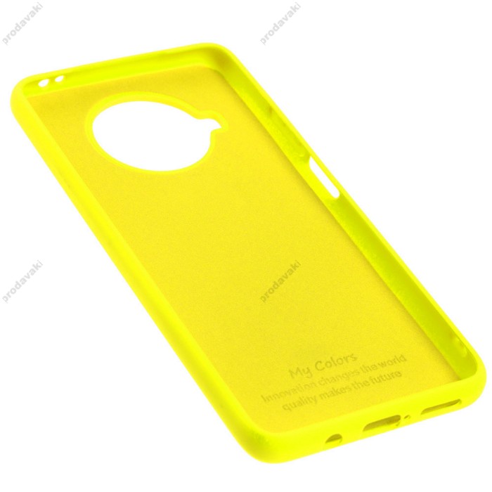 Чохол для Xiaomi Mi 10T Lite Silicone Full жовтий / flash