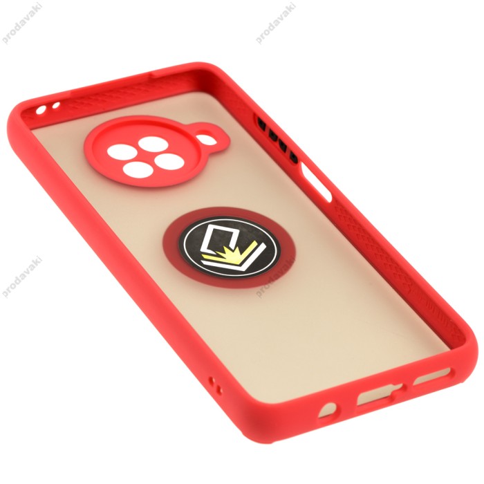 Чохол для Xiaomi Mi 10T Lite LikGus Edging Ring червоний