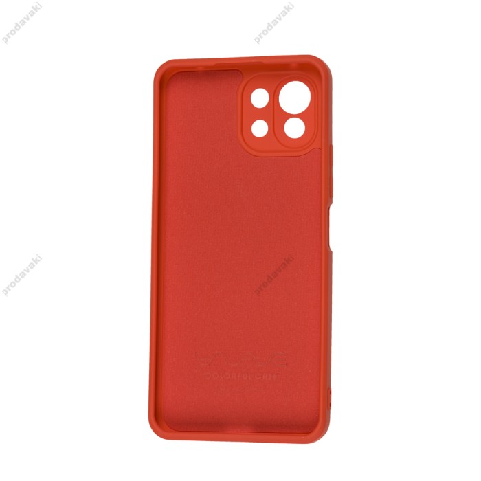 Чохол для Xiaomi Mi 11 Lite Wave camera colorful red