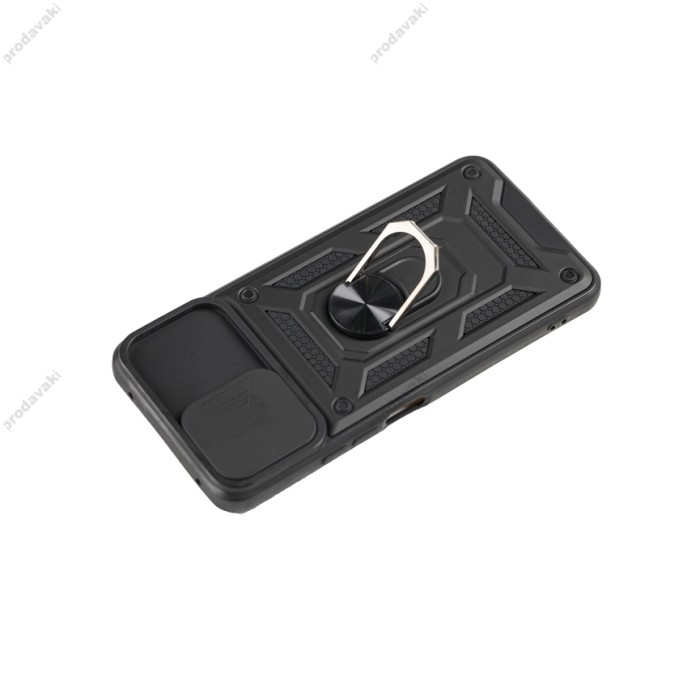 Чохол для Xiaomi Mi 11 Lite Serge Ring Armor ударостійкий чорний