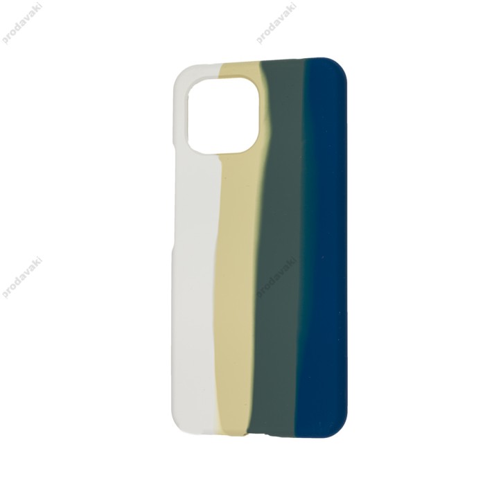 Чохол для Xiaomi Mi 11 Lite Wave Rainbow green