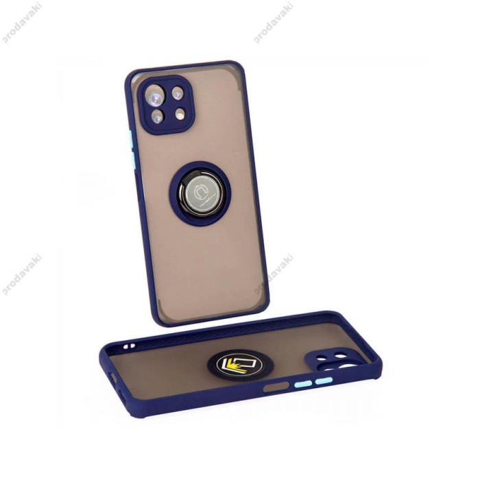 Чохол для Xiaomi Mi 11 Lite LikGus Edging Ring синій