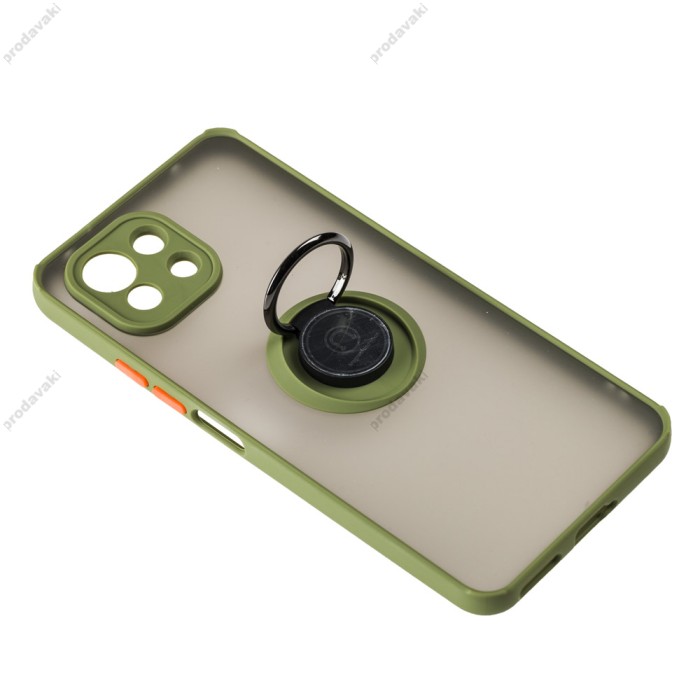 Чохол для Xiaomi Mi 11 Lite LikGus Edging Ring зелений