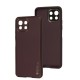 Чохол для Xiaomi Mi 11 Lite Leather Xshield plum red